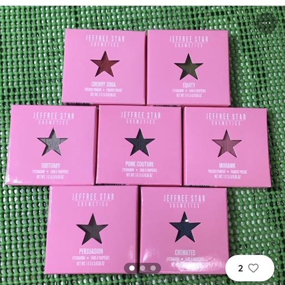 Jeffree Star Other - COPY - Jeffree star cosmetics eyeshadow singles….have a metal backing 5 left